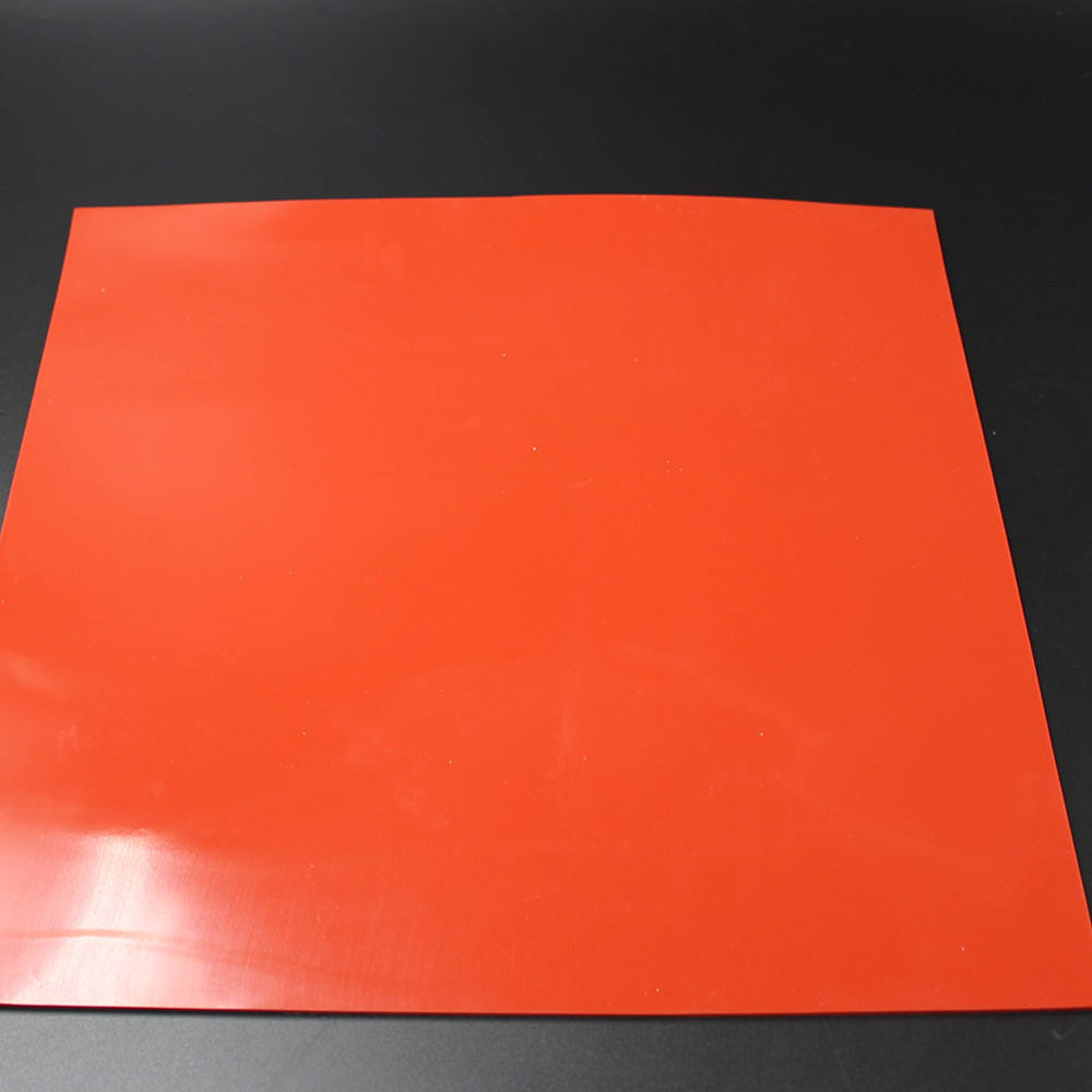 In Stock Red Silicone Rubber Sheet 8×8 Inch 1/8