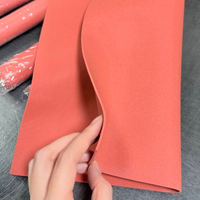 Red Closed-Cell Silicone Sponge Sheet 1.5mm X 325x950mm 0.65 Density for Hot-Press Machine Platens
