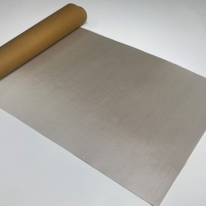 Thermal Insulation Vermiculite Coated Fiberglass Cloth Fireproof Welding Protection Fabric