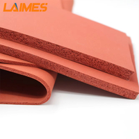 Custom Made Closed Cell Silicone Sponge Board Silicone Foam Sheet For Heat Press Machine