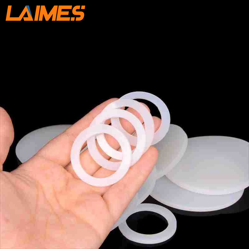 Customized Silicone Rubber Flat Gasket Seal Round Silicone Gasket