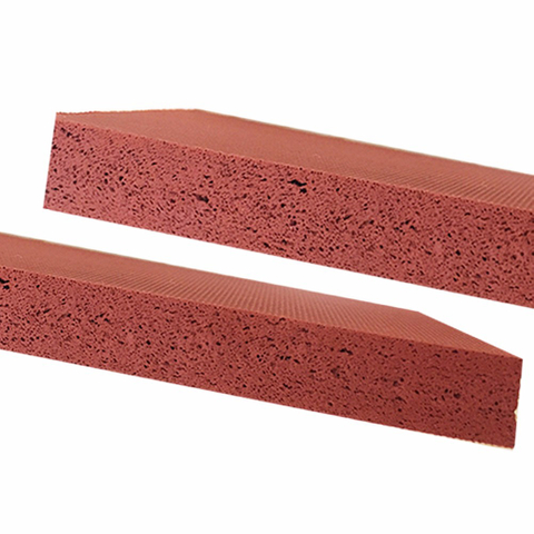 Waterproof Red Silicone Rubber Foam Sheets Silicone Sponge Sheets