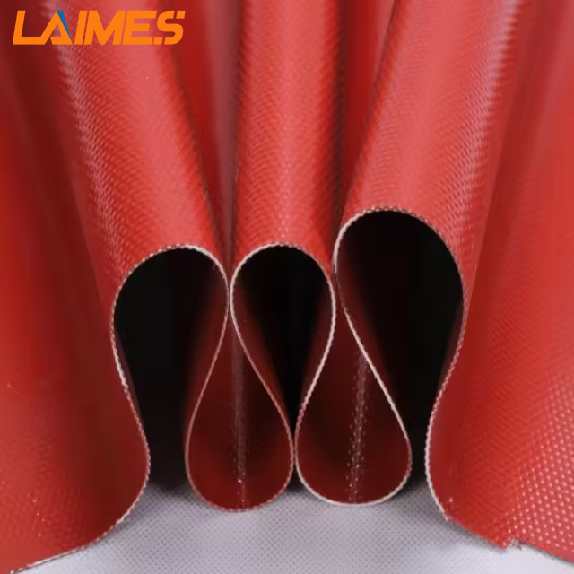 Fireproof Cloth High Temperature Insulation Soft Connection Silicone Fiberglass Cloth Flame Retardant Welding Cloth