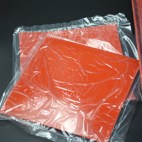 Overseas Warehouse Red Silicone Rubber Sheet 8×8 Inch 3.2mm Thick Durable Silicone Sheet for Gasket Making