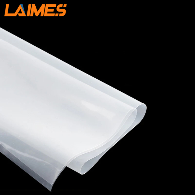 0.1mm-0.8mm Thick Food Grade Silicone Rubber Sheets Smooth Surface Floor Mat Cutting Moulding