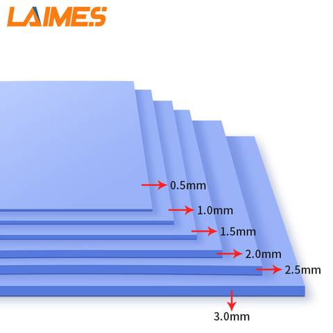 Silicone Thermal Pad Eco-friendly Silicone Thermal Conductive Pads For Electronic 6w 8w 12.8w