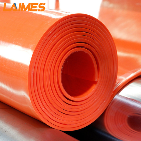 In Stock Red Silicone Sheet 8×8" 1/8" Thick Flexible Silicone Rubber Sheet for DIY Projects