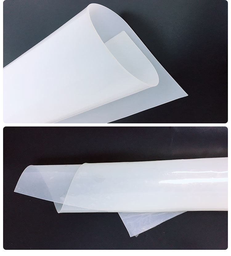 4mm Non-toxic Transparent Silicone Rubber Sheet For Drink