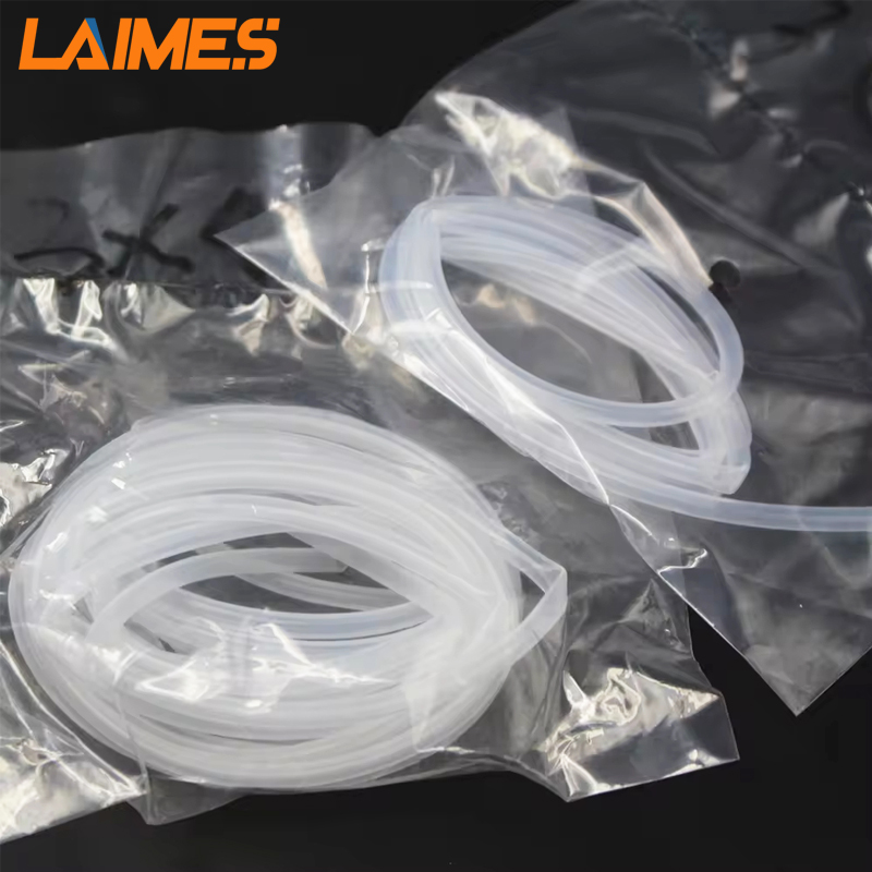 4 mm 6 mm Clear Silicone Extruder Tube 1.8 mm Custom Silicone Tube 10 mm 5 mm Silicone Tubing