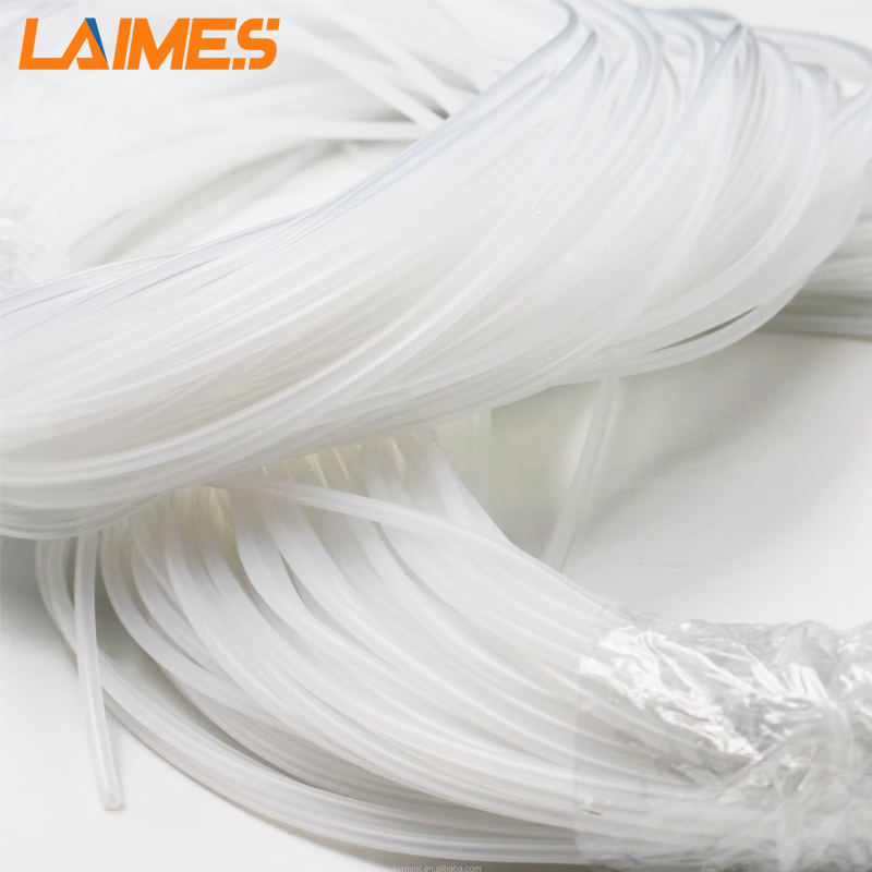 4 mm 6 mm Clear Silicone Extruder Tube 1.8 mm Custom Silicone Tube 10 mm 5 mm Silicone Tubing