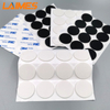 Black Silicone Pad With Adhesive Backing 3m Self-adhesive Anti-skid Transparent Gray Circular Milky White Tape Silicone Pad