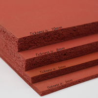 Silicone Sponge Rubber Foam Sheet 3mm 6mm 8mm 10mm Thickness