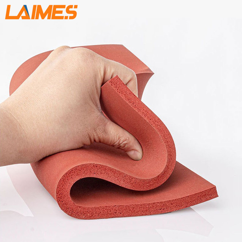 Custom Made Closed Cell Silicone Sponge Board Silicone Foam Sheet For Heat Press Machine