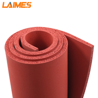 Closed Cell Silicone Rubber Foam Cushion Sheet Roll Low Density Smooth Pads Sponge Silicone Foam Sheet For Industrial Machinery