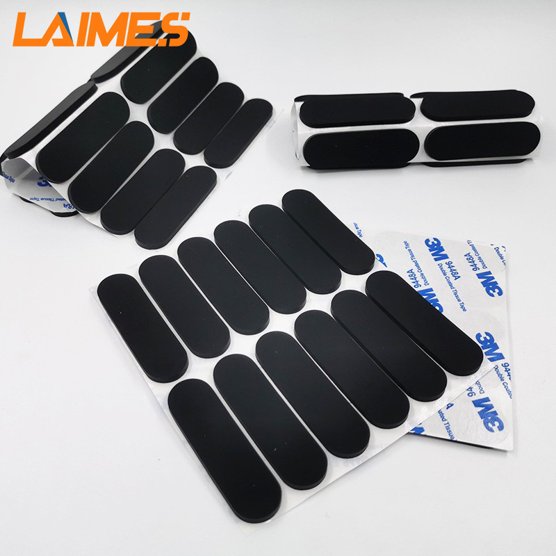 Customized High-quality Anti-skid Self-adhesive 3m Adhesive Silicone Rubber Pad Silicone Rubber Pads