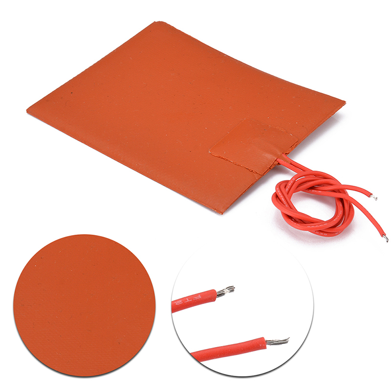 Customized Flexible Silicone Rubber Electric Heating Film Heating Plate Silicone Rubber Heater Heating Pad