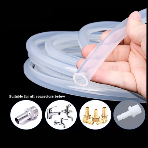 High Quality Silicone Rubber Hose Flexible Silicone Tube 1–20mm for Industrial Fluid Transfer