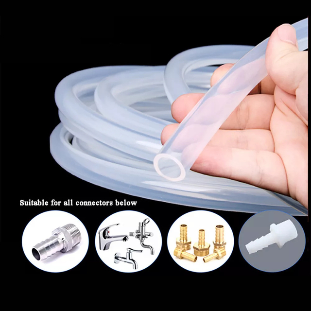 High Quality Silicone Rubber Hose Flexible Silicone Tube 1–20mm for Industrial Fluid Transfer