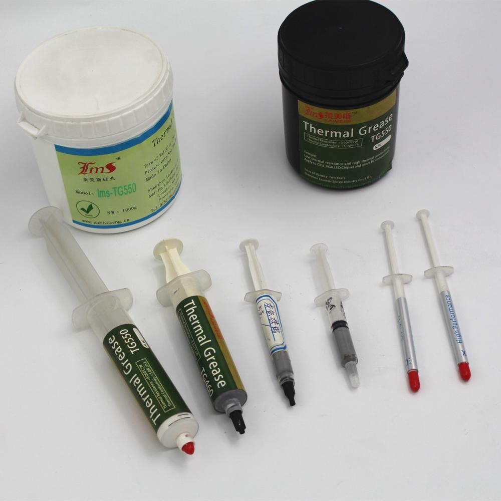 LMS-TG750 Thermal Conductivity Silicone Grease Cpu Cooling Paste Thermal Grease Custom 5g/syringe