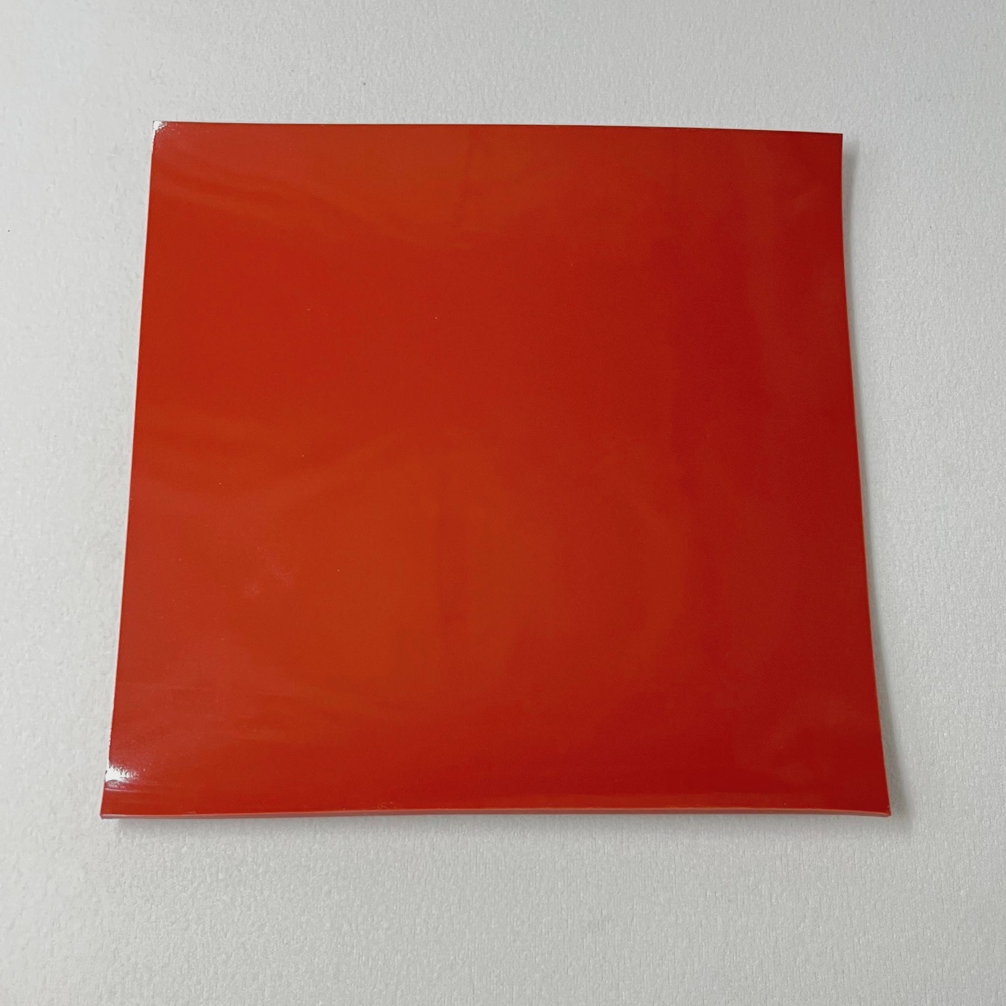 In Stock Red Silicone Rubber Sheet 8×8 Inch 1/8