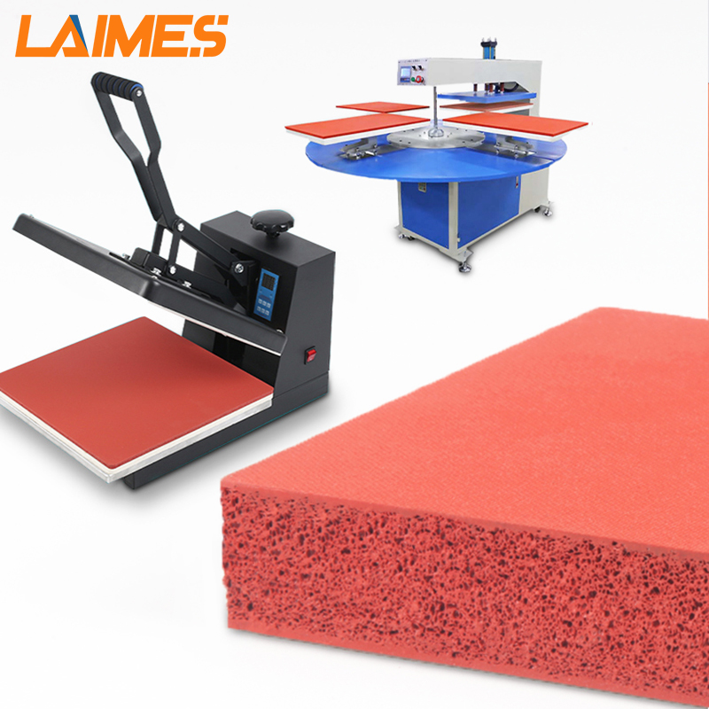 Customized Silicone Sponge Sheet ​Die Cut Foam Sheet Texture Closed Cell Red Silicone Foam Sheet